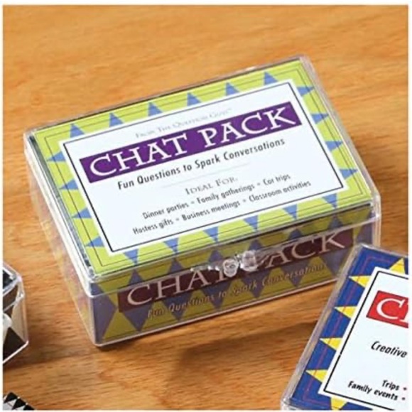 Chat Pack - Fun Question Cards to Spark Conversations- 2 packs available - Picture 1 of 5